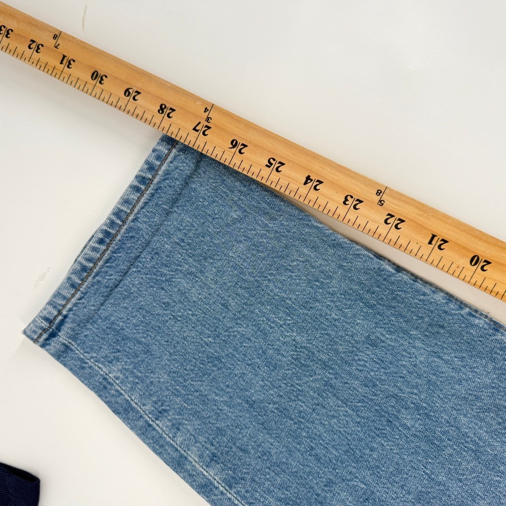 LOFT High Waist Boyfriend Jeans Light Wash Distressed Ripped Denim Womens 28 6 - Picture 11 of 11